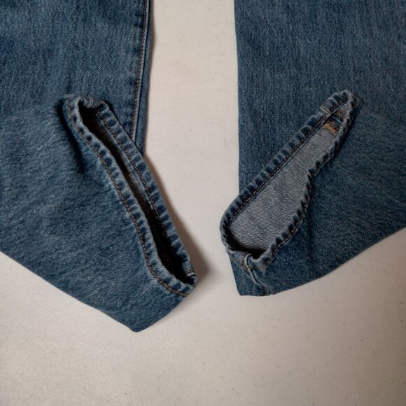 Levi Strauss Levis 501 Button Fly Jeans 32x31 Actual Size Blue Denim READ - Picture 7 of 16